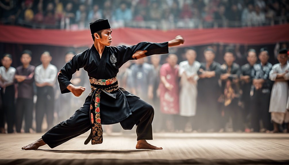 aceh silat athletes compete