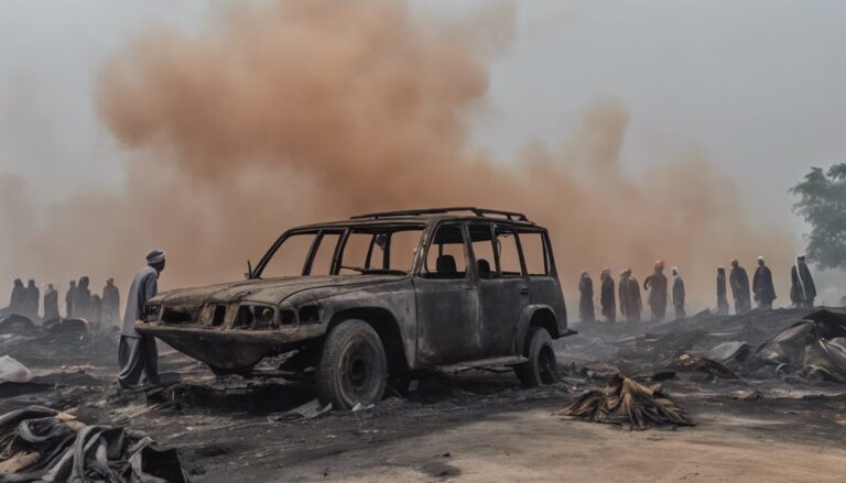 car burning in aceh