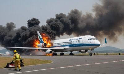 busan plane fire survivors