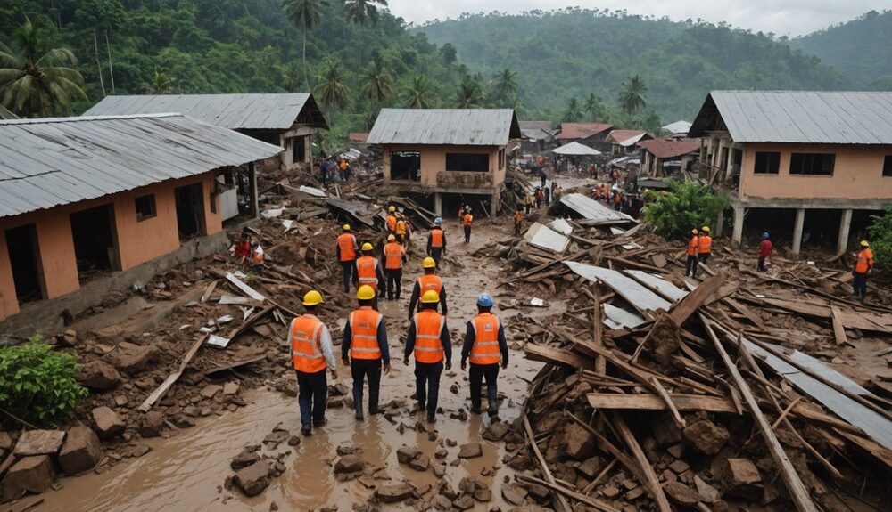 flash floods and landslides