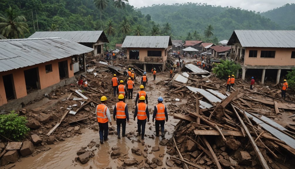 flash floods and landslides