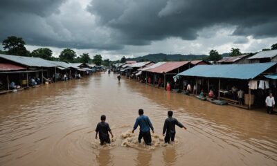 floods hit indonesia malaysia border