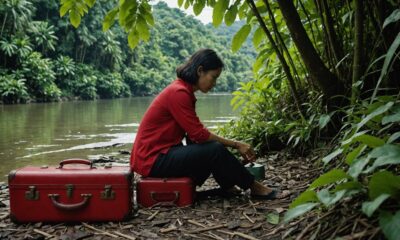 red suitcase woman mystery