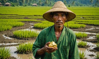 farmer discovers gold fortune