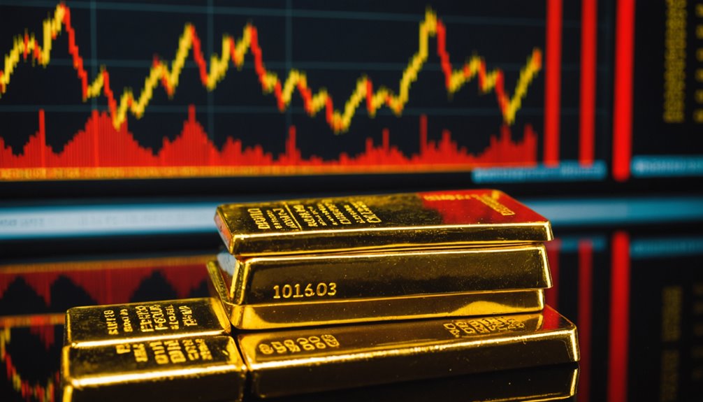 Harga emas menyentuh level terendah bulanan